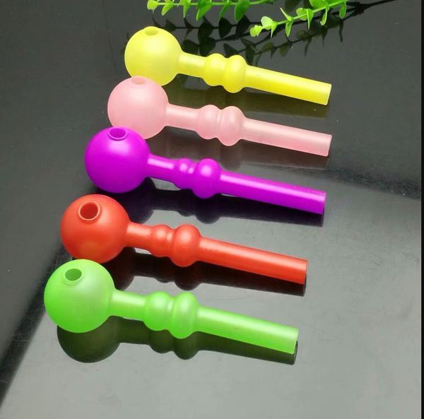 Cachimbos de vidro Fabricação de cachimbo de água soprado Bongs soprados à mão Clássico spray colorido vidro de mudança de cor de alta temperatura fritadeira direta