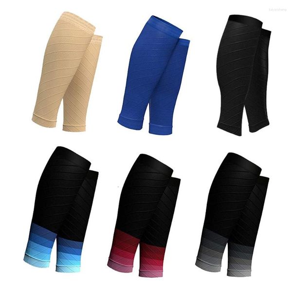 Spor Socks 2023 Sıkıştırma Buzağı Kolları Çalıştıran Bacak Daha Sıcak Ayak Desteği Brace Shin Ayak Bileği Spor İçin Elastik Fit Elastik