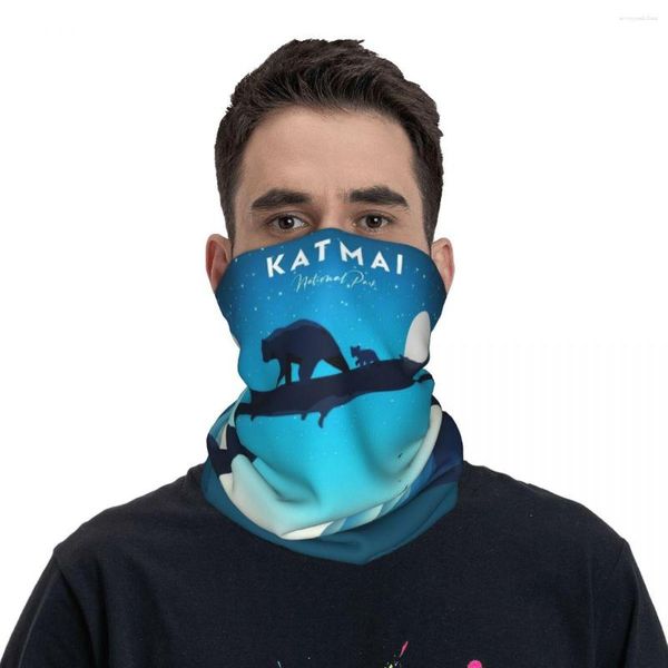 Шарфы Катмай национальный парк маска маска шарф шарф шар нея шейка бандана теплой рыбалка балаклава для мужчин женщин весь сезон