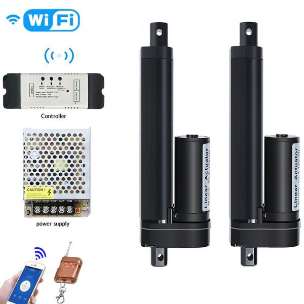 Kontrol WiFi RF DIY Akıllı Kablosuz Uzak Anahtar 12V Senkron Doğrusal Aktüatör Denetleyici Modülü Alexa Google Home Ewelink ile Çalışın