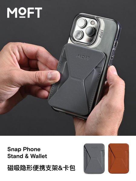Portafogli Snap originale sul supporto telefonico Wallet Magnetic Card Bag del supporto per supporto per telefono Mobile per iPhone 14/13 Pro Max Wireless Ricarica