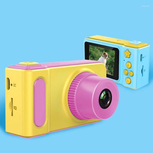 Kameralar 2.0 inç çocuk kamera hd video kaydedici oynatma çocuk oyuncakları tf kartı yerleşik oyun mikrofon ses po oynatıcı usb vcr