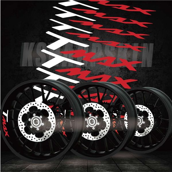 Novo pneu criativo logotipo da folha acessórios do carro adesivos da motocicleta legal anel interno personalidade reflexiva decalques decorativos para yamah333t