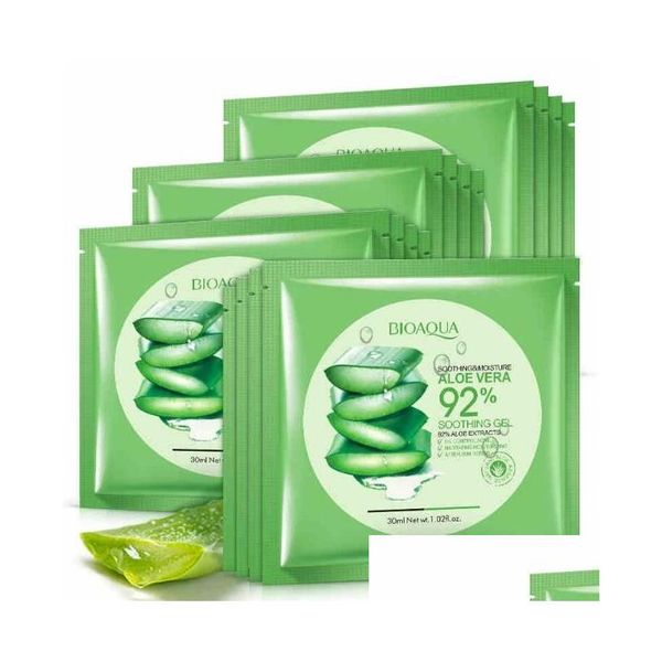 Outros itens de saúde e beleza Bioaqua Natural Aloe Vera Gel Máscara facial Hidratante Controle de oleosidade Encolheu os poros Facial Cosméticos Pele Dhfye