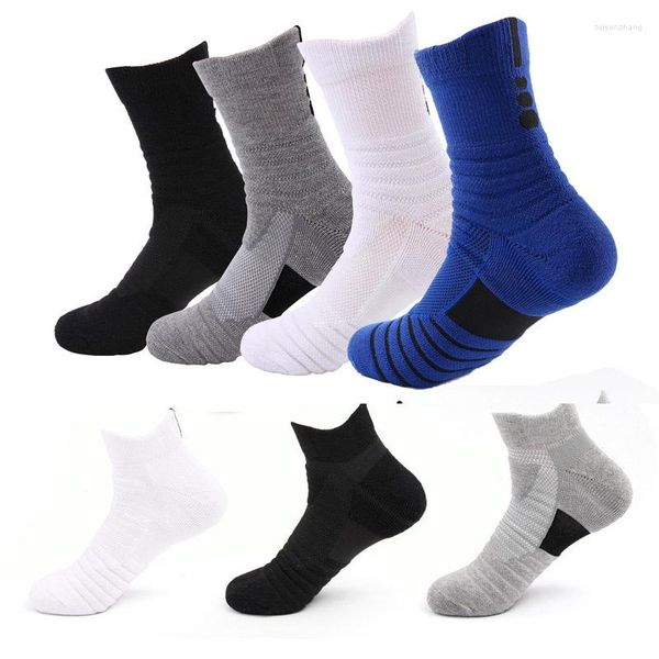 Sportsocken Laufen Männer Sport Basketball Atmungsaktiv Feuchtigkeitstransport Sportsocke Rutschfest Lange kurze Röhre Dickes Handtuch