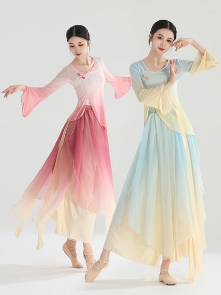 Stage Wear Classic Dance Dress Women's Elegant Garza Chinese Practice Body Charm Fairy Air