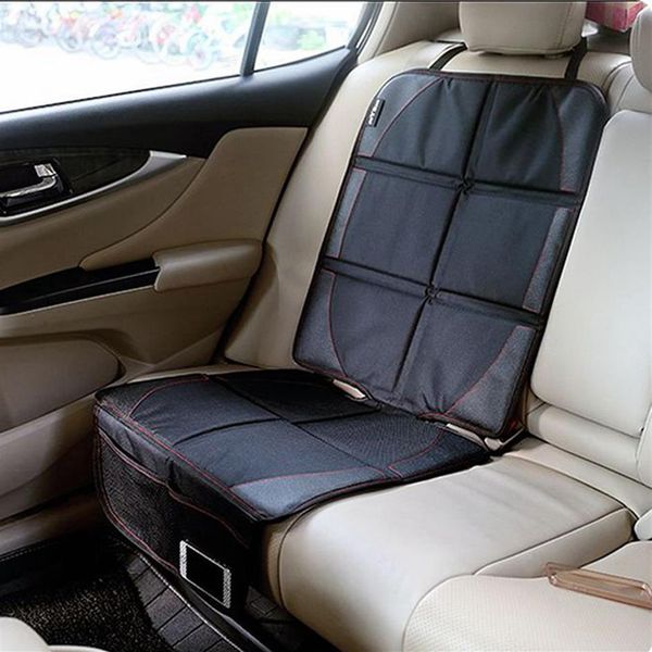 Роскошная кожаная авторитетное сиденье защищает детское или детское покрытие автомобильного сиденья легкая чистая защита сиденья безопасность анти-скольжения Universal Black Anti-SKI255F