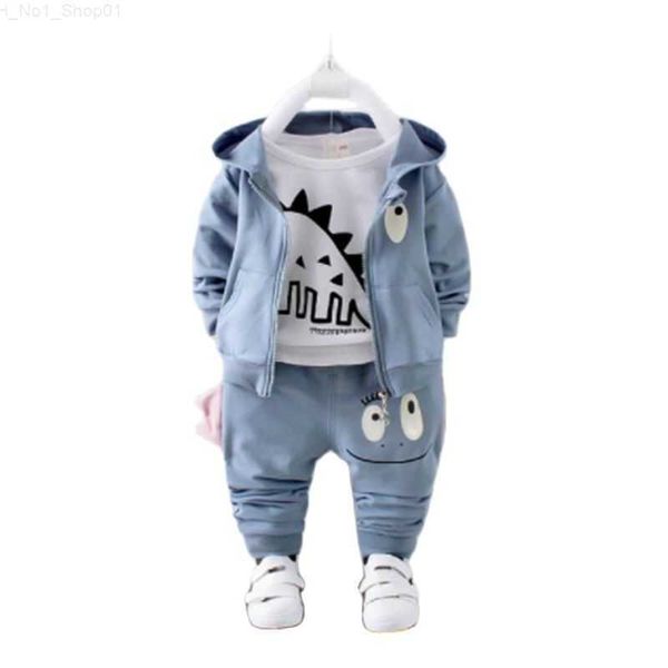 Set di abbigliamento Ragazzi Baby Autunno Inverno Set di vestiti Toddler Boys Cartoon Cotton Suits Infant 3Pcs Baby Boys Abiti per Boy Baby Clothing Z230726