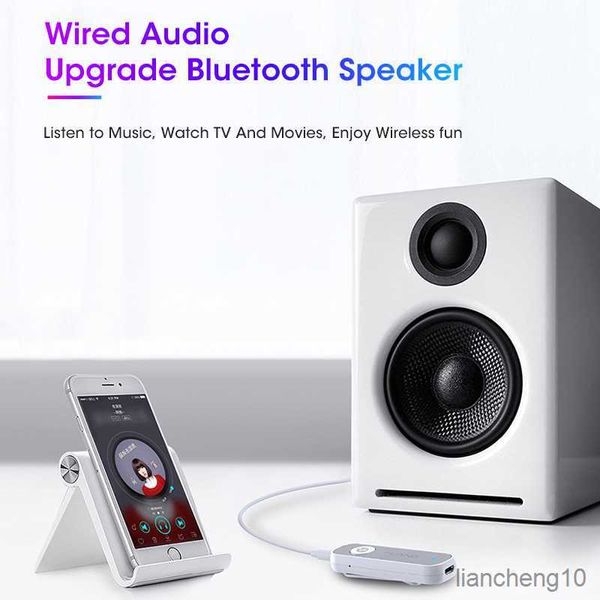 Altoparlanti portatili Ricevitore Bluetooth 5.0 Ascolto di musica Adattatore wireless Trasmissione rapida stereo per altoparlante per cuffie TV R230727