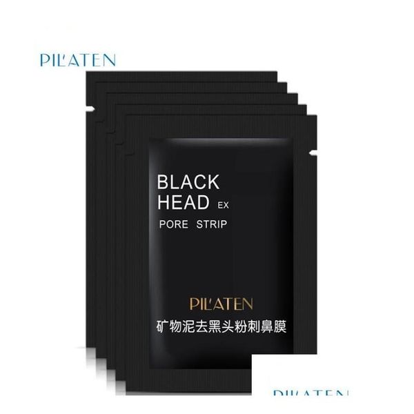 Outros itens de saúde e beleza Pilaten Facial Black Mask Cuidados com o rosto Nariz Acne Minerais Cravo Limpador de Poros Faixa de Cabeça Maquiagem Drop D Dh1Nd