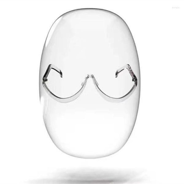 Occhiali da sole Clear Full Face Shield Donna Uomo 2023 Visiera oversize di alta qualità Occhiali da sole Anti Fogg Feminino
