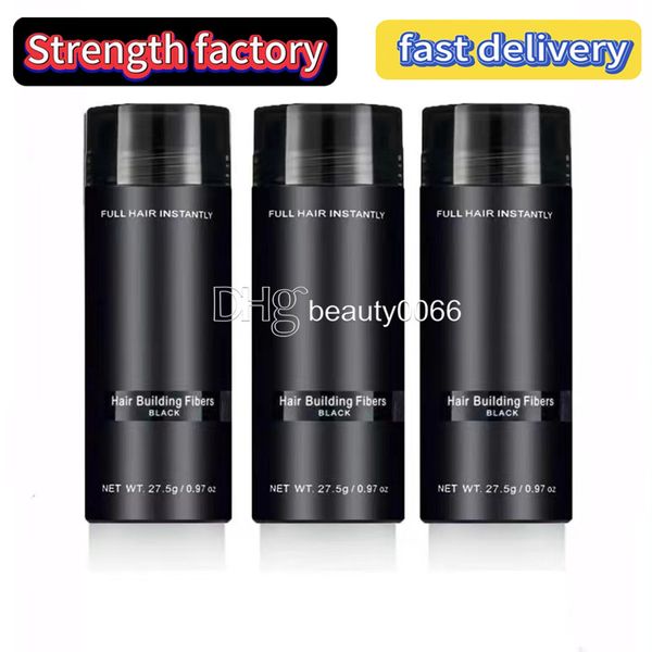 Top Hair Building Fibers Pik Fiber Thinning Concealer Instant Keratin Hairs Powder Black Spray Applicator 9 Colors 27.5g/0.97oz