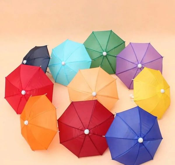 Мини -симуляционный зонтик для детских игрушек мультфильм много цветных зонтиков декоративная фотография Портатив и свет 4 9db zz ll