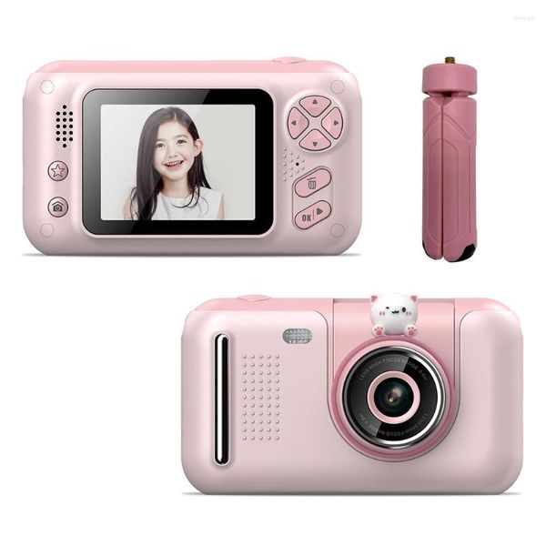 Camcorder 2,4-Zoll-Bildschirm 40 MP 1080P Dual-Objektiv-Kinderkamera Kinder Geburtstagsgeschenk Cartoon Nettes Video Digital