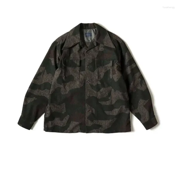 Herrenjacken KAPITAL 22AW Japanischer Stil, eingeschränktes Angebot, Vanished Camouflage Military Casual Jacke Mantel für Männer und Frauen