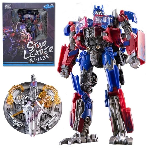 Action Toy Figures Transformation BAIWEI TW-1022 TW1022 TW1022B Siege Series OP Commander Movie KO SS44 SS-44 Com Acessórios Robot Toys 230726