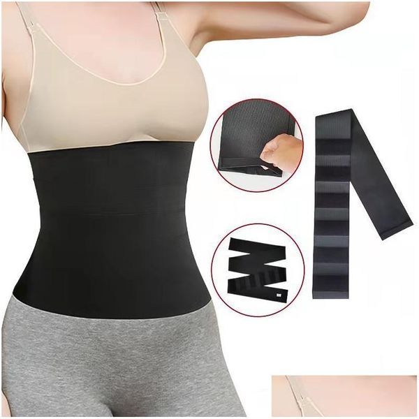 Vita Tummy Shaper Nuovo Supporto Allenatore Fasciatura Avvolgere Lombare Donne Dimagrante Regolare Controllo Postpartum Reery Body Drop Consegna Salute Dh9Jg