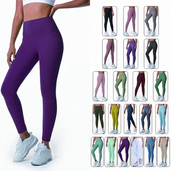 Designers Yoga Leggings Womens calças de verão alinham alinhamento de legging lu high wist gym gym fitness esportes ao ar livre desgaste geral r9xm#