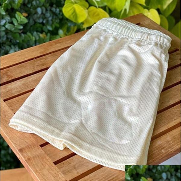 Herren Shorts Herren Basic Sommer Casual Fitness Jogginghose Gym Workout Mesh Sport Kurze Hosen Drop Lieferung Bekleidung Kleidung Dhe4J