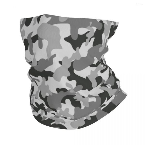 Шарфы камуфляж военный серый рисунок бандана шея -гетра с печеной армейской армей