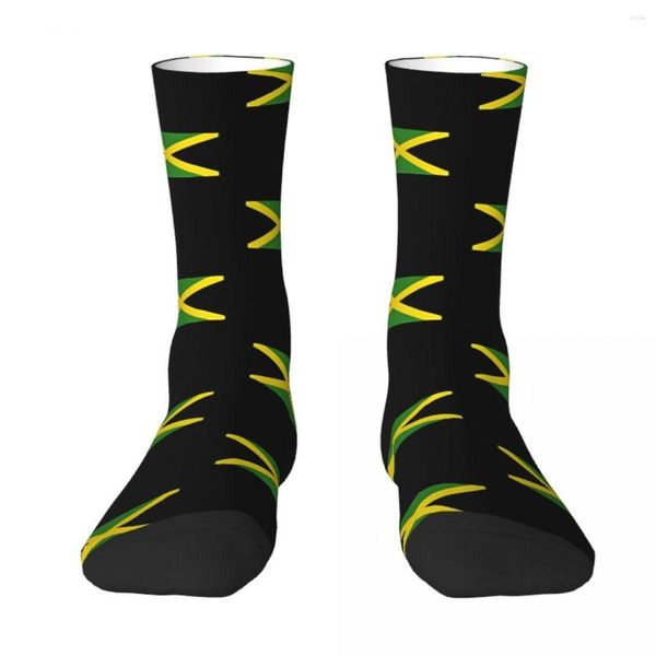 Herrensocken Jamaica Kissensocke Herren Damen Polyesterstrümpfe anpassbar Hip Hop