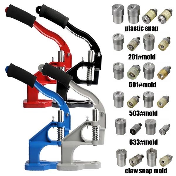 Alüminyum El Yumruğu Pres Pres Hine ve Çelik Ölümler Snap Düğmeleri İçin Kıyafetler Kıyafet Grommet İnci Perçin Kot Düğmesi Kalıp Dikiş Accessorie