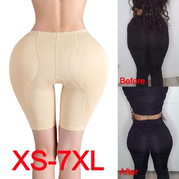 Womens Shapers Women Premium Butt Lifter Mutandine senza cuciture Grandi cuscinetti per anca Enhancer Intimo imbottito Panty Shaper Fake Ass Booty Lift Shorts Corsetto 230726