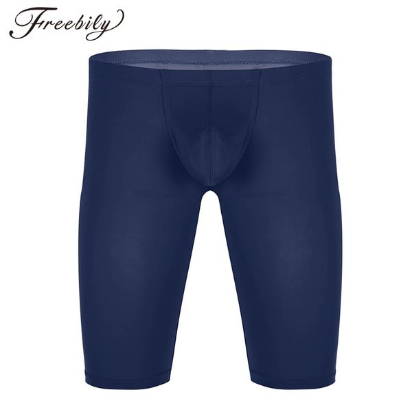 Herren-Shorts mit Ausbuchtungsbeutel, enge Shorts, schnell trocknende Kompressions-Basisschicht, elastische Bund-Shorts, kurze Hosen für Sport, Training, Fitnessstudios