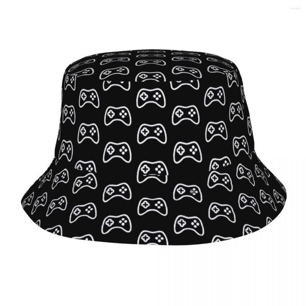 Berets Fashion Game Controller Buckte Hat Женщина упакованная рыбака шляпы на открытом воздухе пляж