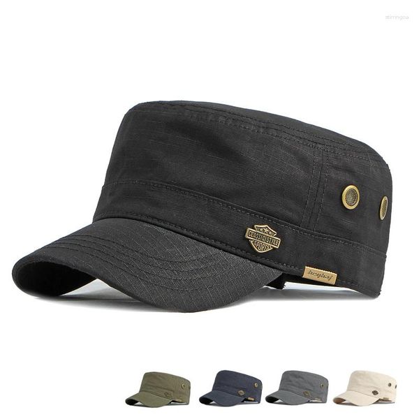 Top Caps 2023 Gorra Militar Hombre Beyzbol Kapağı Hiphop Snapback Sombreros Militares Erkek Kadınlar Casquette Homme Trucker Ordu Şapkası