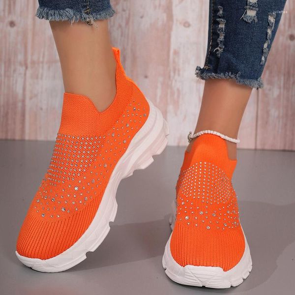 Kleid Schuhe Mesh Tennis Mid Heels Frauen Sport Bequeme Atmungsaktive Klassische Bling Turnschuhe Herbst 2023 Laufen Wandern Gehen