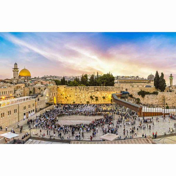 Material de fundo Jerusalém Israel Torre de David fundo da foto edifícios históricos locais da cidade antiga atrações turísticas fundo da foto X0725