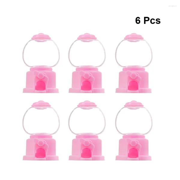 Бутылки для хранения 6pcs Gumball Machine 3. Дюймовые винтажные телефона Bubble Bank for Kids Party Favors ()