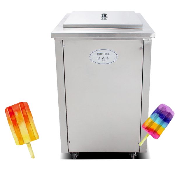 Máquina para hacer paletas, máquina comercial para hacer helados, máquina comercial para paletas de helado de frutas de congelación rápida