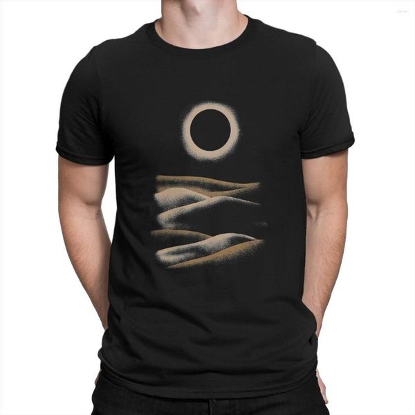 T-shirt da uomo Dunes Of Arrakis TShirt For Men Dune Chronicles Abbigliamento da film di fantascienza Camicia in poliestere stile Homme