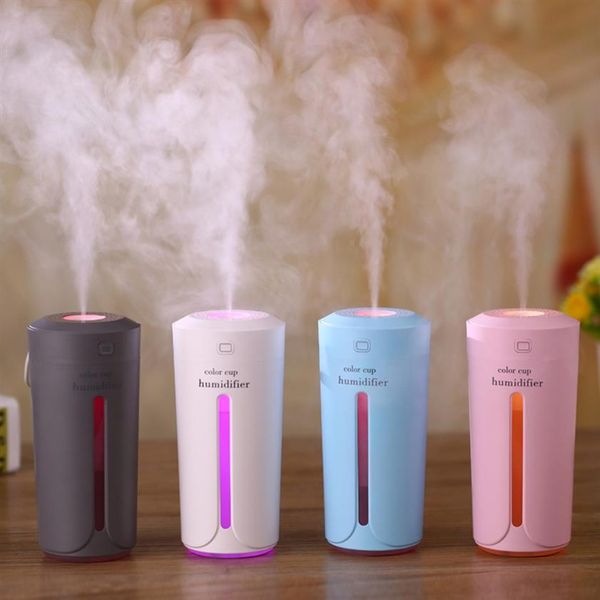 Mini USB Timing Luftbefeuchter Diffusor Aromatherapie Nebel Maker Nachtlicht Luftreiniger Luftbefeuchter für Home Auto Office246y