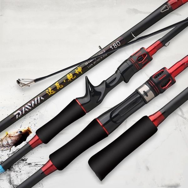 Canne da pesca per barche 1.65m1.8m M Potenza Canna da pesca Spinning in acciaio al carbonio / vetro Peso esca 8-20g Canna da pesca Attrezzatura da pesca 230725