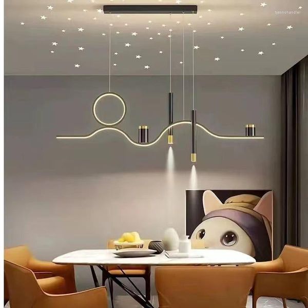 Lampade a sospensione Lampadario in vetro a bolle Spider Light Soffitto Oggetti decorativi per la cucina di design di lusso per la casa