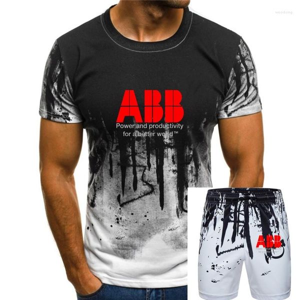 Agasalhos masculinos ABB Power And Productivity 02 camiseta preta