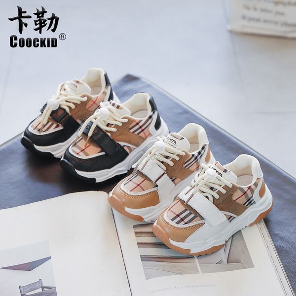 Children's shoes Girl daddy shoes 2023 spring and autumn new soft soled sports shoes for children and boys running shoes