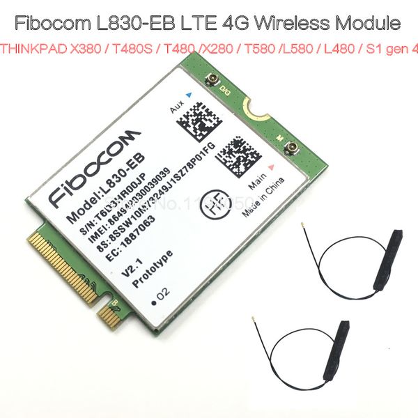 Modems Fibocom L830-EB THINKPAD X380 / T480S / T480 / X280 / T580 / L580 / L480 / S1 gen 4LTE 4G Wireless Modul / WWAN 230725