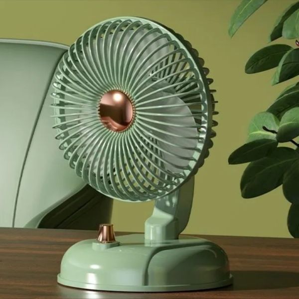 Other Home Garden Type-c Mini ventilatore portatile a testa oscillante ricaricabile per uso domestico in ufficio all'aperto. 230725