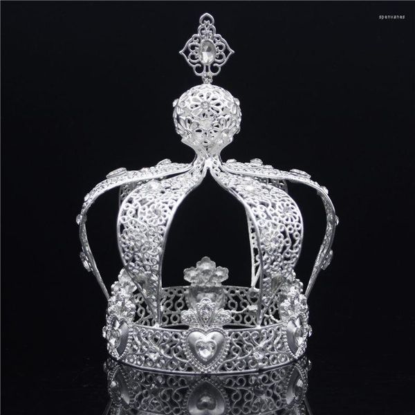 Disegni di fermagli per capelli Corona reale per feste Torta di compleanno Corone e diademi Bambola Gioielli da sposa Ornamenti Diadema