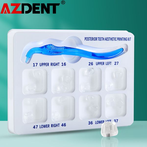 Kit de moldes para impressão estética de dentes posteriores para higiene bucal para restauração compósita de fotopolimerização Ferramentas de preenchimento 230725