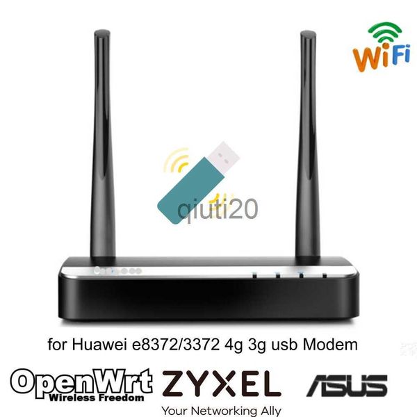 Router 300Mbps Wireless Router für Huawei e8372/3372 4g 3g usb Modem WiFi Repeater OPENWRT/DDWRT/Padavan/Keenetic omni II Firmware für x0725