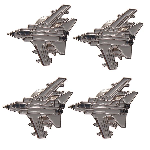 Pimler broşlar lot 5pcs Tornado Askeri Uçak Jet Hava Uçak Uçak Pilot yaka pim rozeti 230725