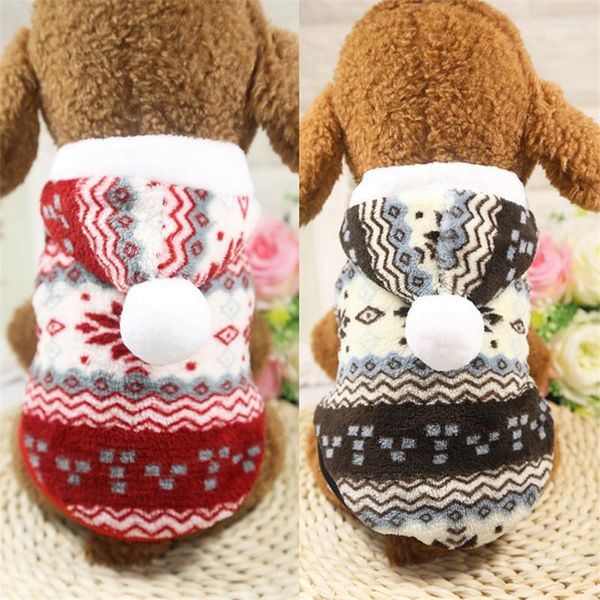 Hundebekleidung AHUAPET Stitch Kostüm Haustier Overall für Hunde Warme Jacke verdicken Fleece zweifarbige Baumwolle gepolsterte Haustiere Kleidung Chihuahua E