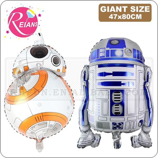 Calligrafia Film Super Eroe Palloncini Cartoni Animati Globos Star Fight Bb8 R2d2 Palloncini Foil Festa di Compleanno Palloncino Foil Decorazione Giocattolo Iatable