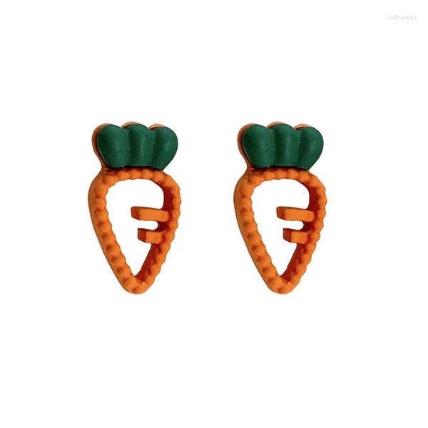 Ohrstecker KAROTTE Ostern Orange Silhouette für Frauen Gemüse Feinschmecker Schmuck Religiöses Geschenk Sie
