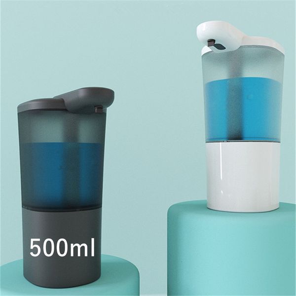 Dispenser di sapone liquido PUPWONG Sensore automatico touchless 500 ml Gel disinfettante per le mani a infrarossi per attrezzatura da bagno in cucina 230726